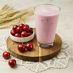 Йогурт питьевой с фруктовым наполнителем "Вишня"