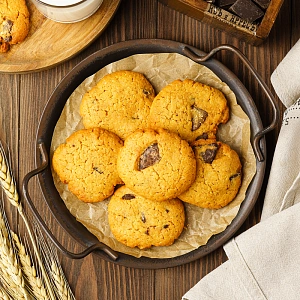 Печенье «Кокос с молочным шоколадом»