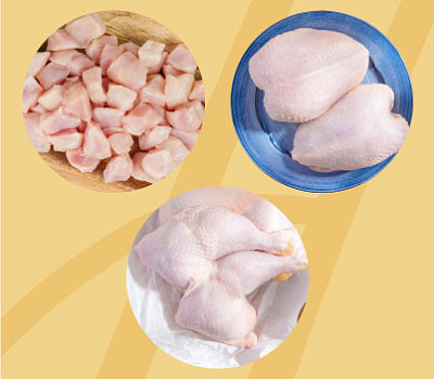 1+1 =3 на малые упаковки курицы