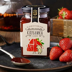 Клубника "Медовый Дом" дроблёная с сахаром