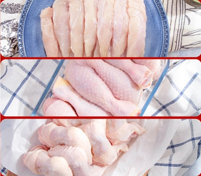 1+1=3 на голень, крыло и филе малое