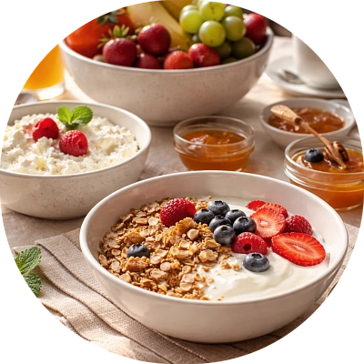 Завтрак с Нашенькой: +100 бонусов