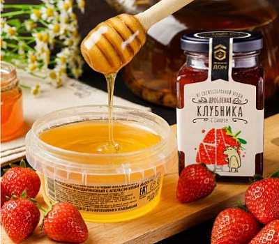 Скидка 12% на мед и варенье 